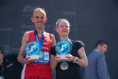 Pobjednici četvrtog Dubrovačkog polumaratona Janez Maroević i Josefin Sjölind-Kohtamäki